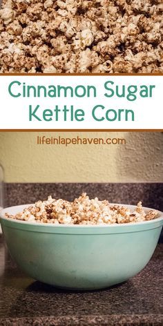 Cinnamon Sugar Kettle Corn