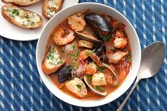 Cioppino Seafood Stew With Gremolata Toasts