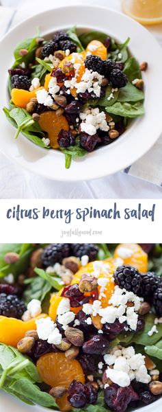 Citrus Berry Spinach Salad