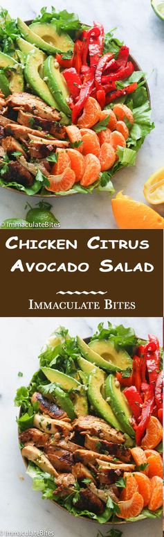 Citrus Chicken Salad with Avocado