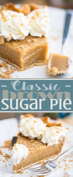 Classic Brown Sugar Pie