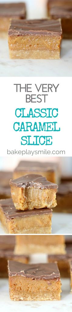 Classic Caramel Slice