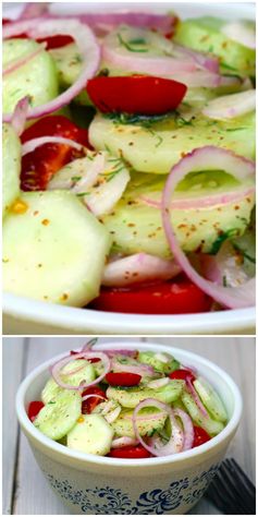 Classic Cucumber & Tomato Salad