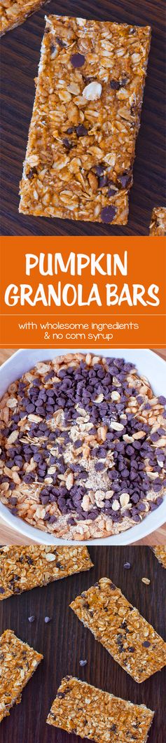 Clean Eating Pumpkin Granola Bars