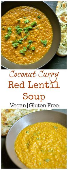 Coconut Curry Red Lentil Soup