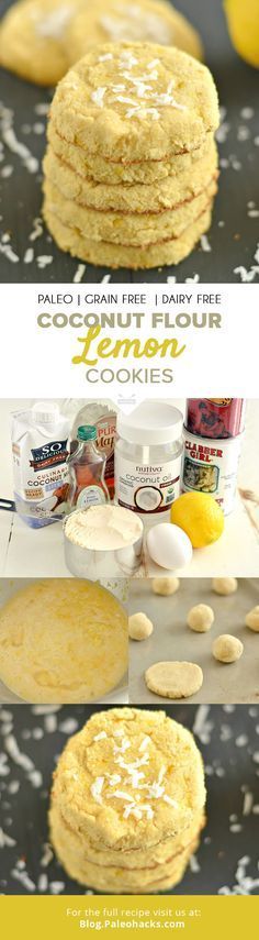 Coconut Flour Lemon Cookies Recipe by Megan Olson