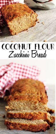 Coconut Flour Zucchini Bread