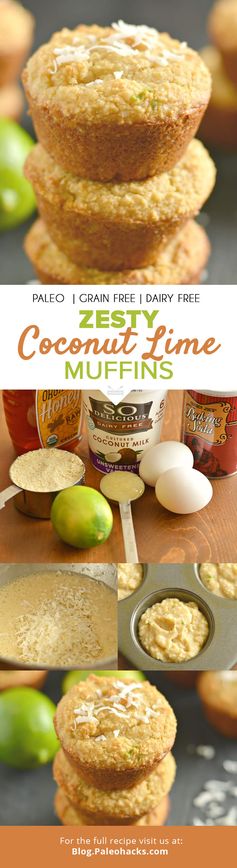 Coconut Lime Muffins Recipe by Megan Olson