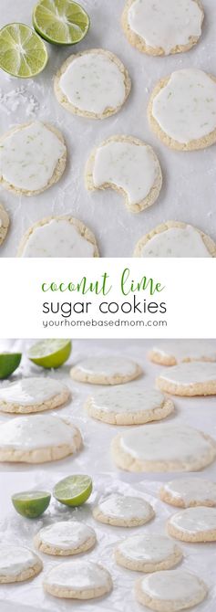 Coconut Lime Sugar Cookies