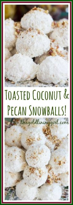 Coconut Pecan Snowballs