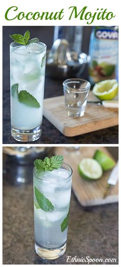 Coconut Water Mojito