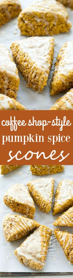 Coffee Shop-Style Pumpkin Spice Scones