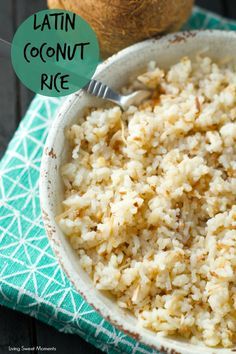 Colombian Coconut Rice (Arroz Con Coco