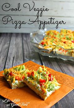 Cool Veggie Pizza Appetizer