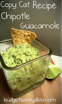 Copy Cat Recipe of Chipotle's Guacamole