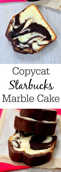 Copycat Marble Pound Cake