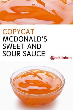 Copycat McDonald's Sweet And Sour Sauce For Nuggets