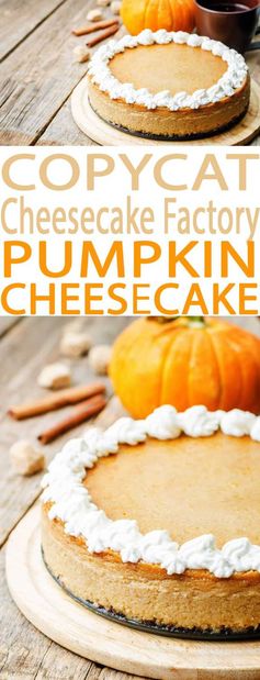 Copycat The Cheesecake Factory Pumpkin Cheesecake