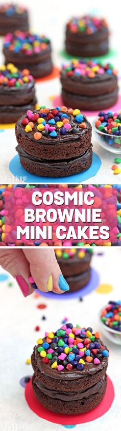 Cosmic Brownie Mini Cakes