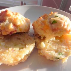 Cottage Cheese, Egg, and Ham Muffins