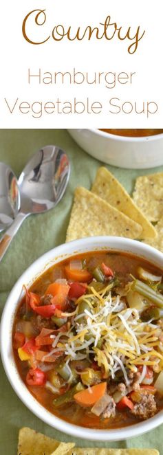 Country Hamburger Vegetable Soup