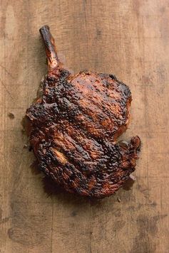 Cowboy Steak with Coffee Rub