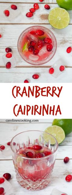 Cranberry caipirinha #CranberryWeek