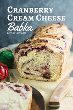 Cranberry Cream Cheese Babka