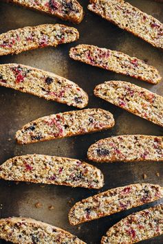 Cranberry Dark Chocolate Biscotti