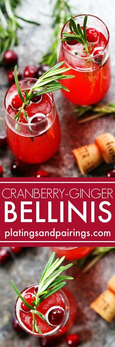 Cranberry Ginger Bellini