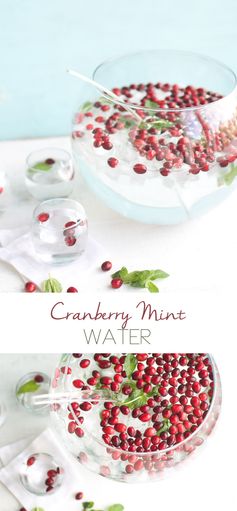 Cranberry Mint Water
