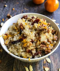 Cranberry Orange Breakfast Quinoa