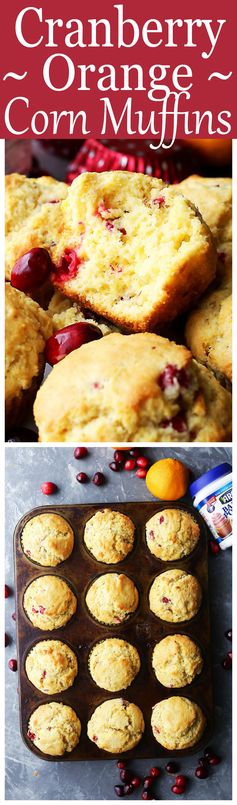 Cranberry Orange Corn Muffins