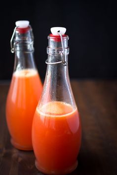 Cranberry Orange Water Kefir Soda