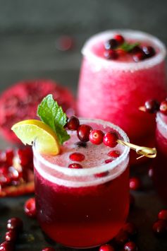 Cranberry Pomegranate Margaritas