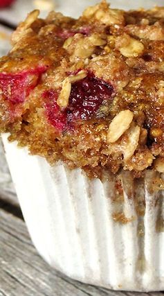 Cranberry Pumpkin Oatmeal Muffins