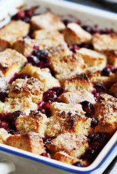 Cranberry-Rosemary Breakfast Pudding