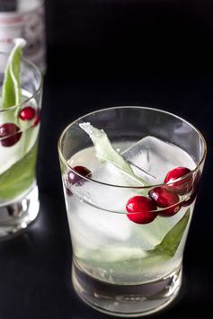 Cranberry Sage Cocktail