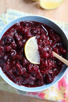 Cranberry Sauce with Ginger and Maple