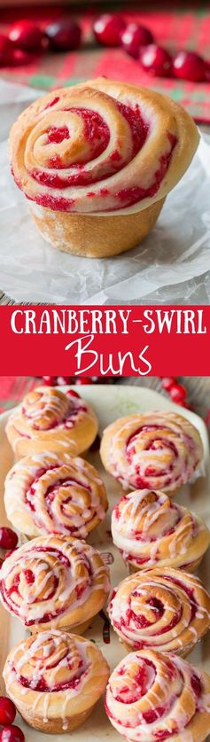 Cranberry Swirl Buns