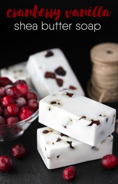 Cranberry Vanilla Shea Butter Soap