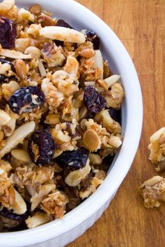 Cranberry Walnut Paleo Granola