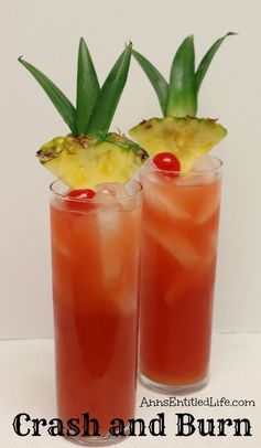 Crash and Burn Cocktail