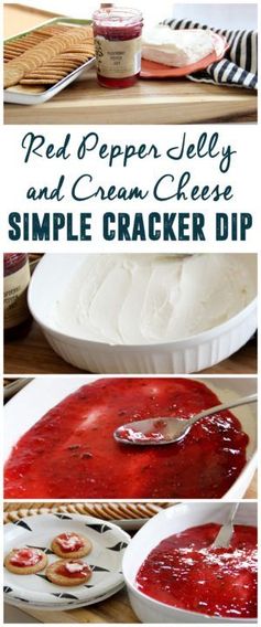 Cream Cheese and Pepper Jelly Dip