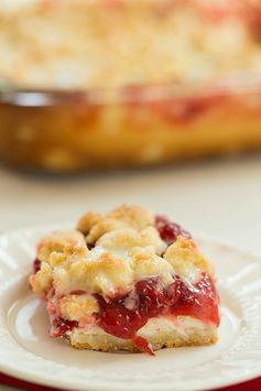 Cream Cheese Cherry Pie Crumb Bars