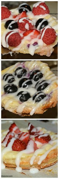 Cream Cheese Fruit Pastries