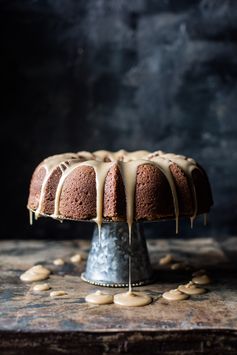 Cream Cheese Swirled Brown Sugar Pumpkin Coffee Cake