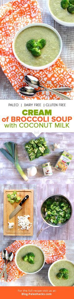 Cream of Broccoli Soup with Coconut Milk Recipe by Deanna Dorman