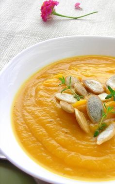 Cream of Butternut Squash and Ginger Soup