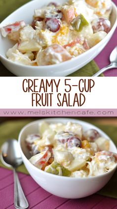 Creamy 5-Cup Fruit Salad